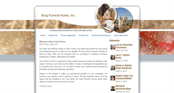Desktop Screenshot of burgfh.funeralplan2.com