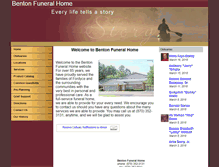 Tablet Screenshot of benton.funeralplan2.com