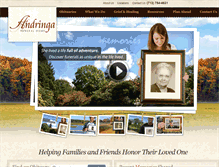 Tablet Screenshot of andringa.funeralplan2.com