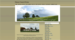 Desktop Screenshot of hauser.funeralplan2.com